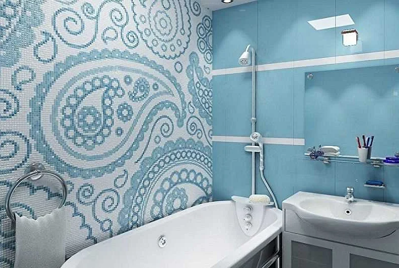 Текстурные решения в красках для ванной комнаты