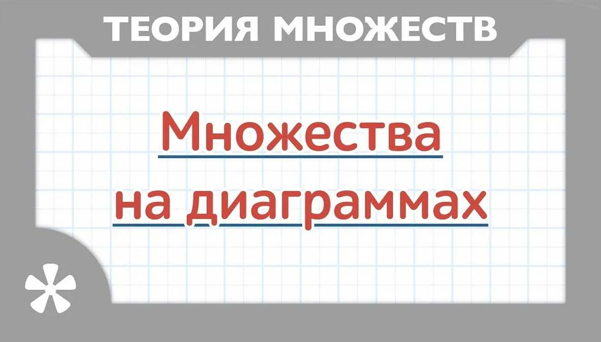 Применение диаграмм множеств в математике