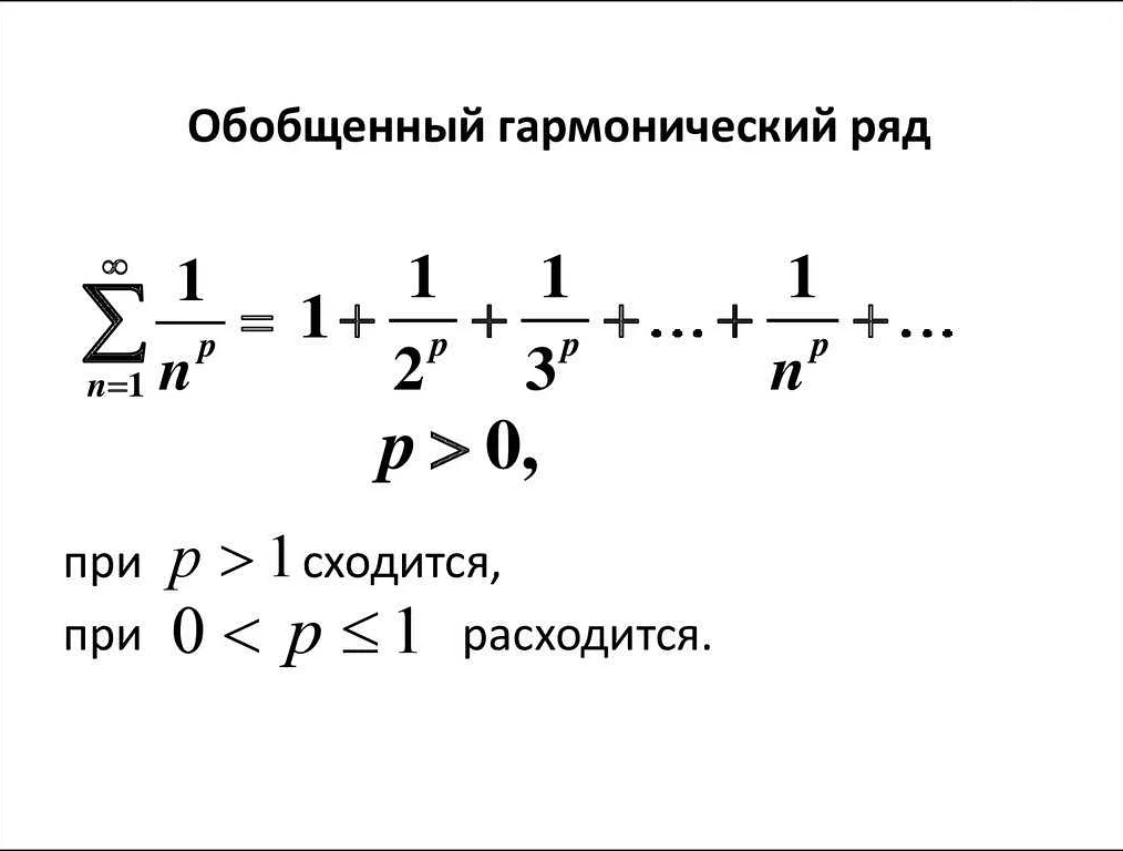 Разложение гармонического ряда: математический подход