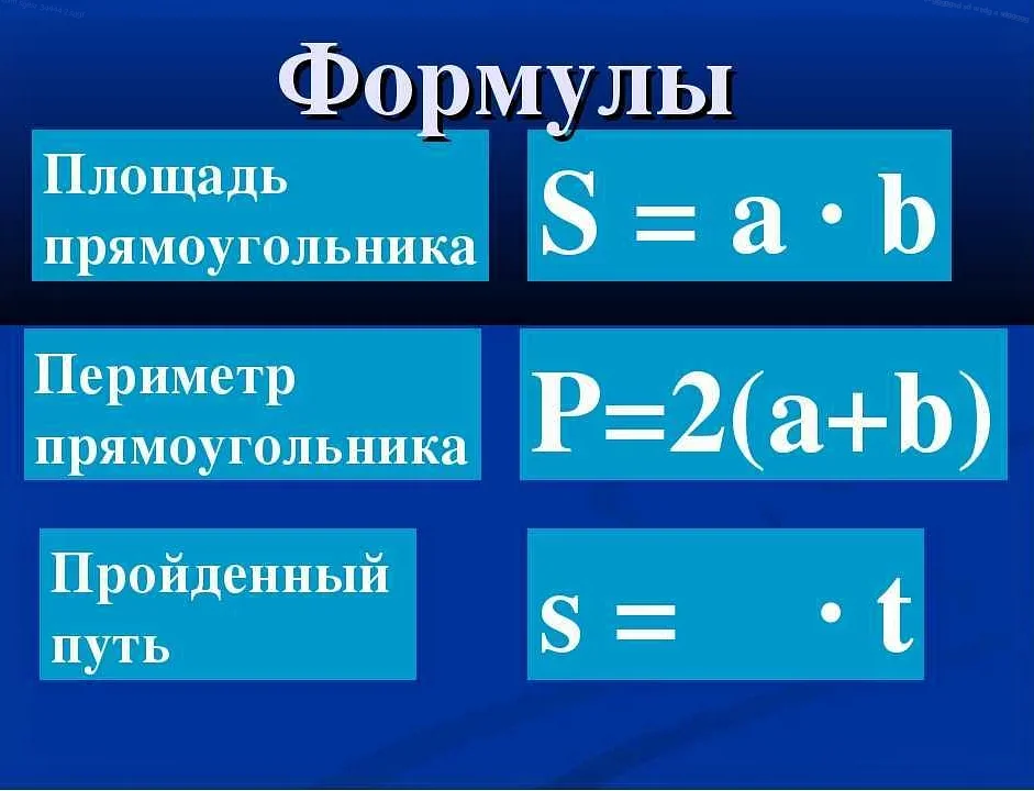 Примеры задач на расчет площади