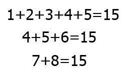 Сумма последовательных чисел