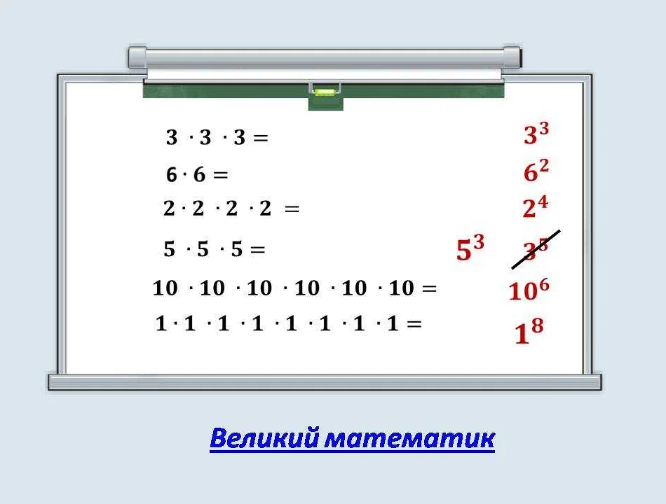 Определение понятия 'степень'