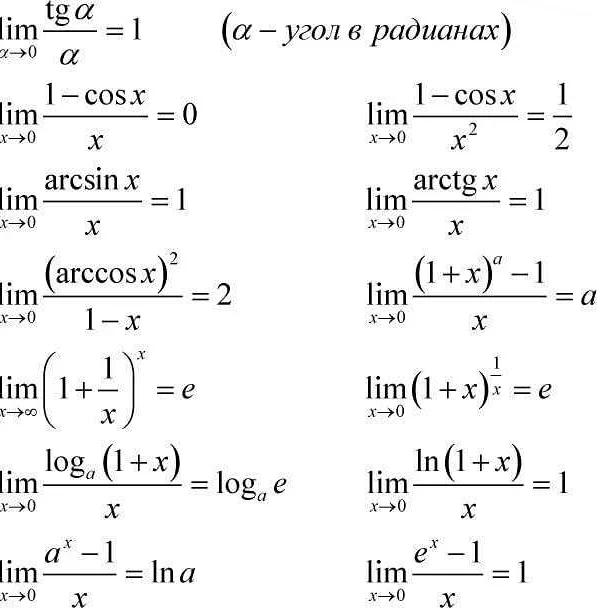 Что такое в математике lim: определение и примеры