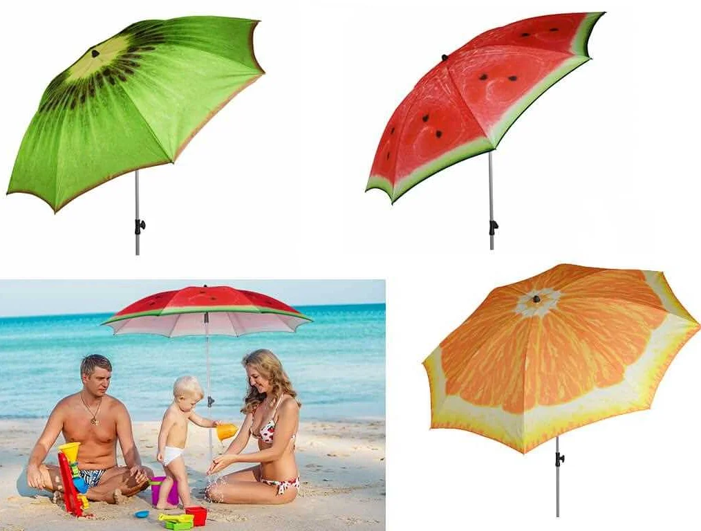 Устойчивость зонта на пляже
