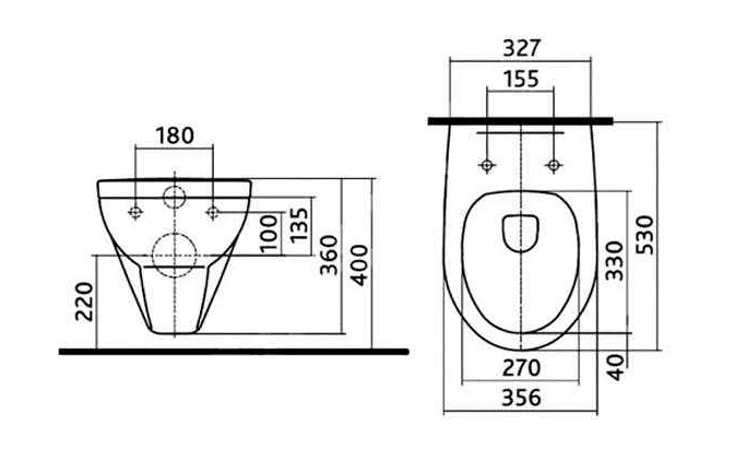 Способы измерения пространства для унитаза в ванной комнате