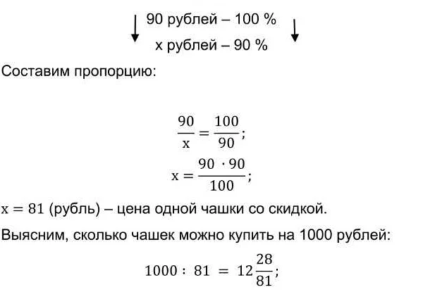 Определение пропорции в математике