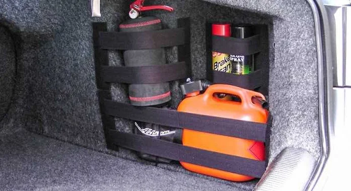 Как правильно разместить инструменты в багажнике