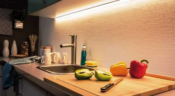 Размеры светодиодной ленты для кухни: как рассчитать
