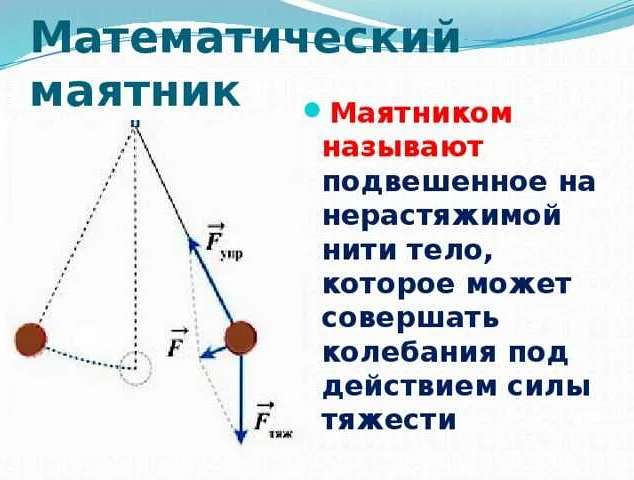 Роль гравитации в работе маятника