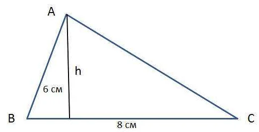 Примеры вычисления площади треугольника