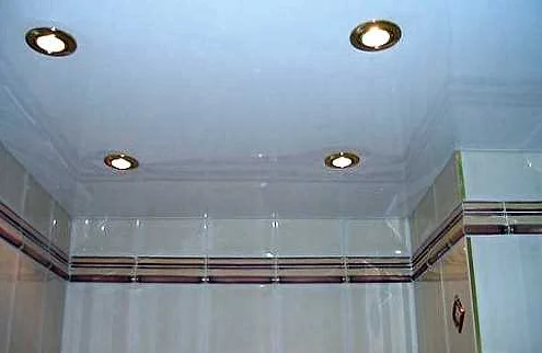 Стоимость установки точечных светильников в ванной комнате