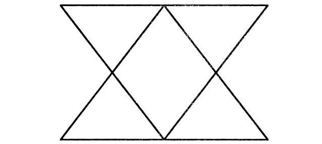 Сложные примеры подсчета треугольников на рисунке