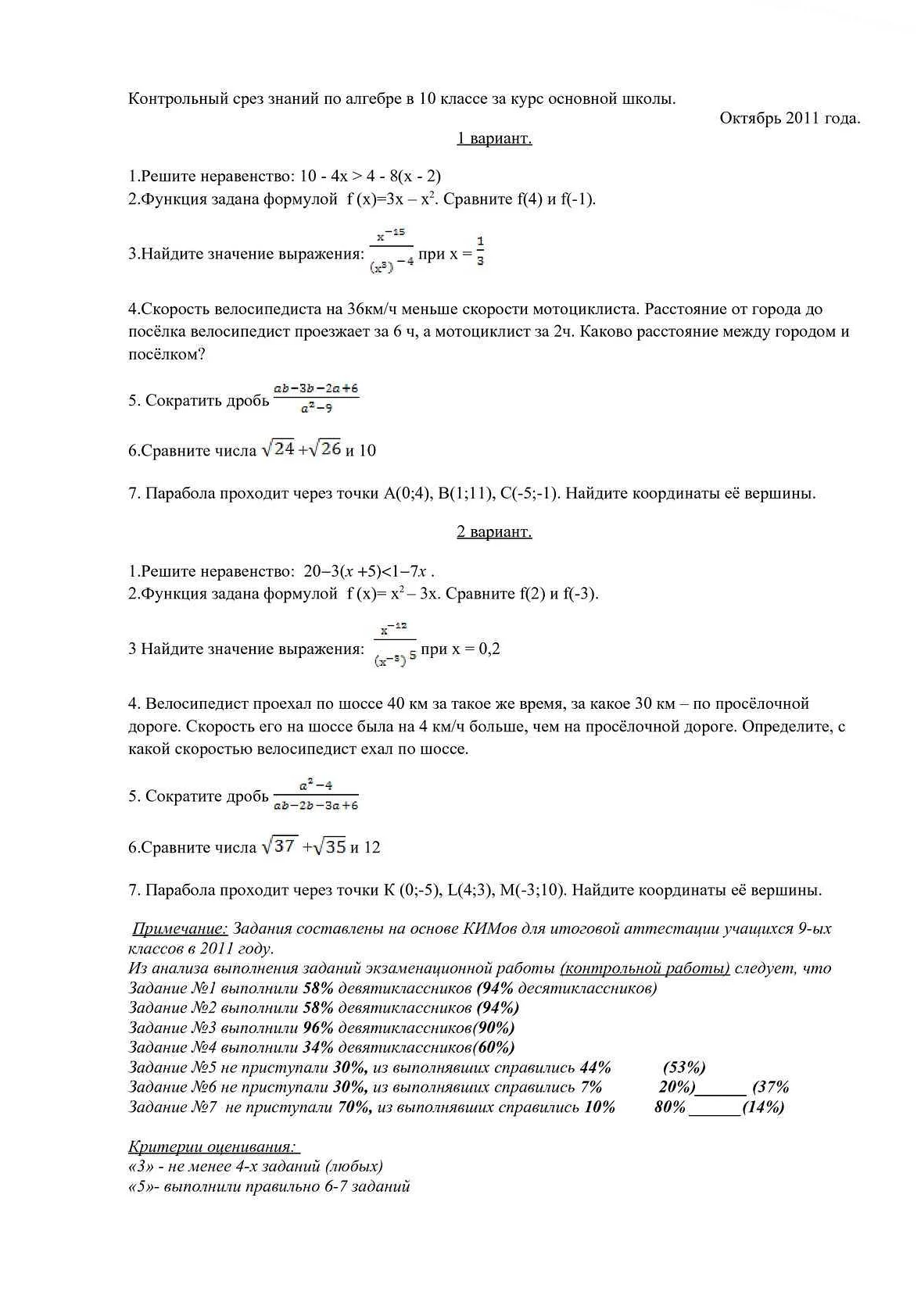 Что такое срез по математике и зачем он нужен